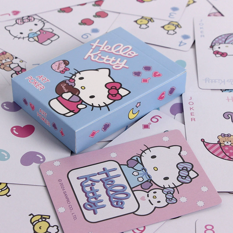 Hello Kitty, карты для покера высокого качества