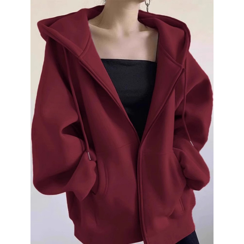 Spring and Autumn Thin Cotton Jacket oversize plus size Loose Cardigan Sweatshirt Ins chubby girl Top Unisex