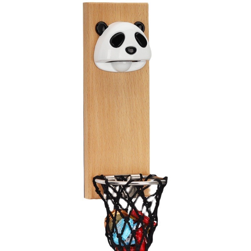 맥주 병따개 냉장고 스티커 귀여운 팬더 3 차원 인터넷 축하 자기 스티커 창조적 인 바구니 벽걸이 병따개