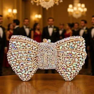 Bow crystal clutch�羳�����Y��������U�՝M����ð����Ů��