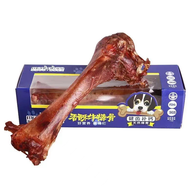 Beef bone dog teeth grinding stick snack puppy Teddy golden…