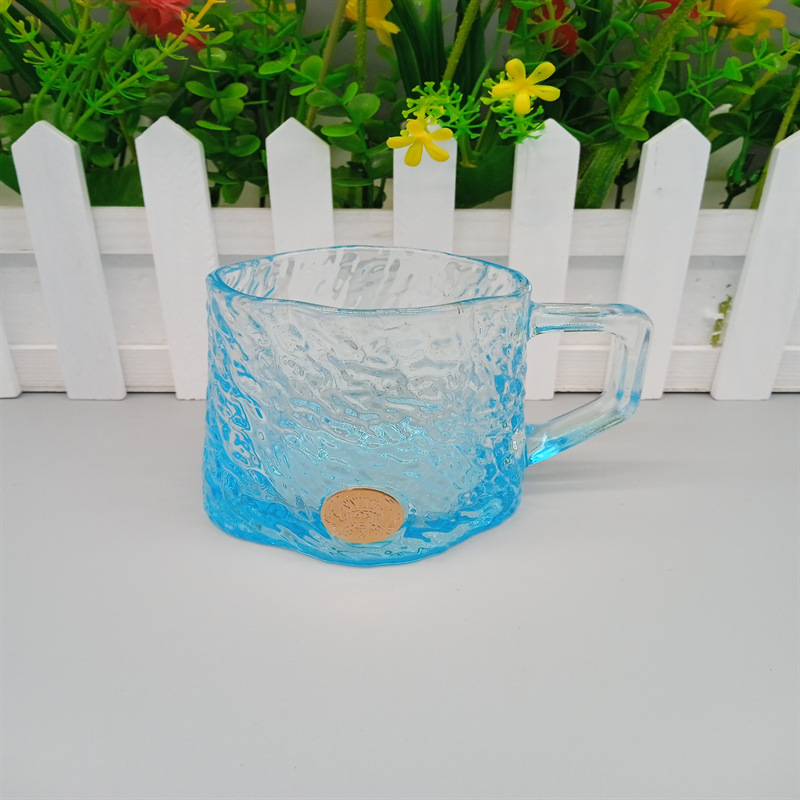 Ice Cream Red Blue/Generous Gold-Rimmed Glass Tall Amber Glass Wedding Matchinging Gift Box