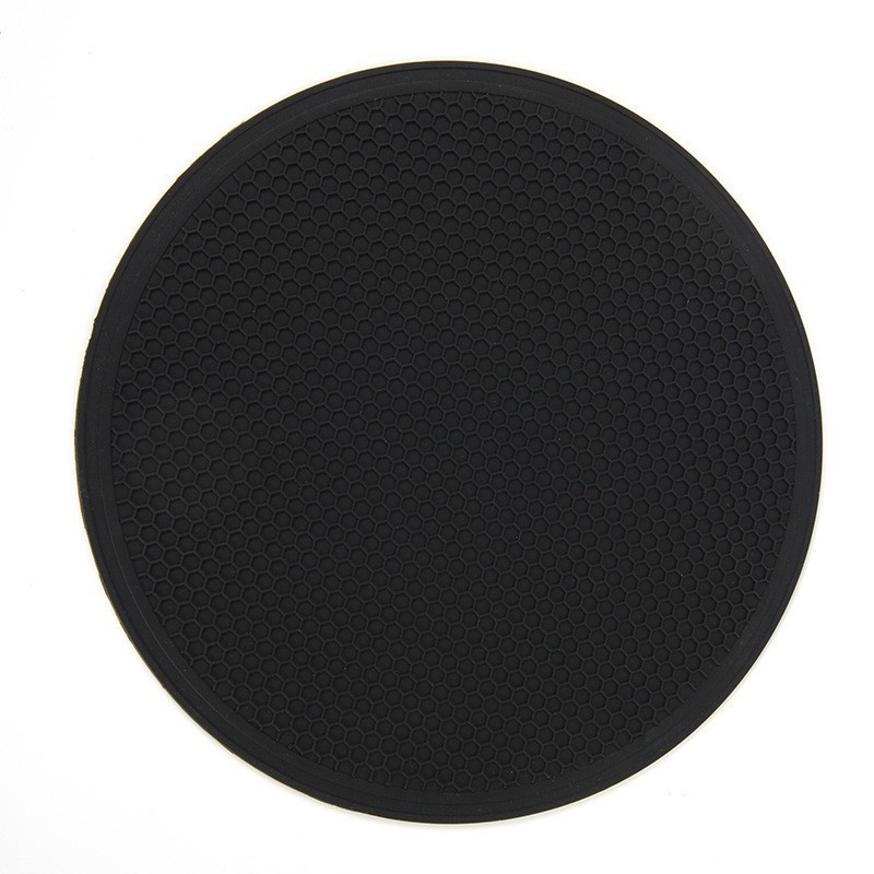 almohadilla de aislamiento de silicona transfronteriza almohadilla de mesa de comedor resistente a quemaduras almohadilla de aislamiento de cocina de alta temperatura almohadilla de vapor de silicona redonda grande, mediano y pequeño