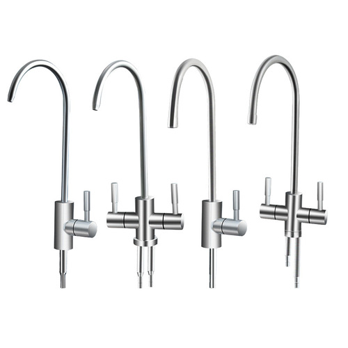 Water purifier faucet household direct drinking machine 2-point PE water pipe joint 304 stainless steel filter accessories