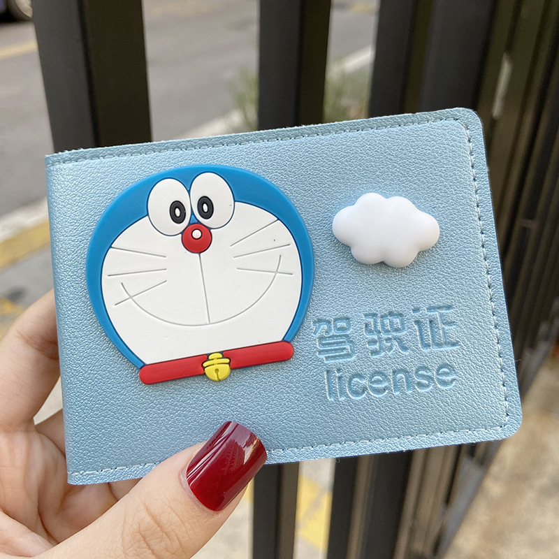 Car driving license leather case female driving license two-in-one cartoon original Internet celebrity driving license protective case cute girl