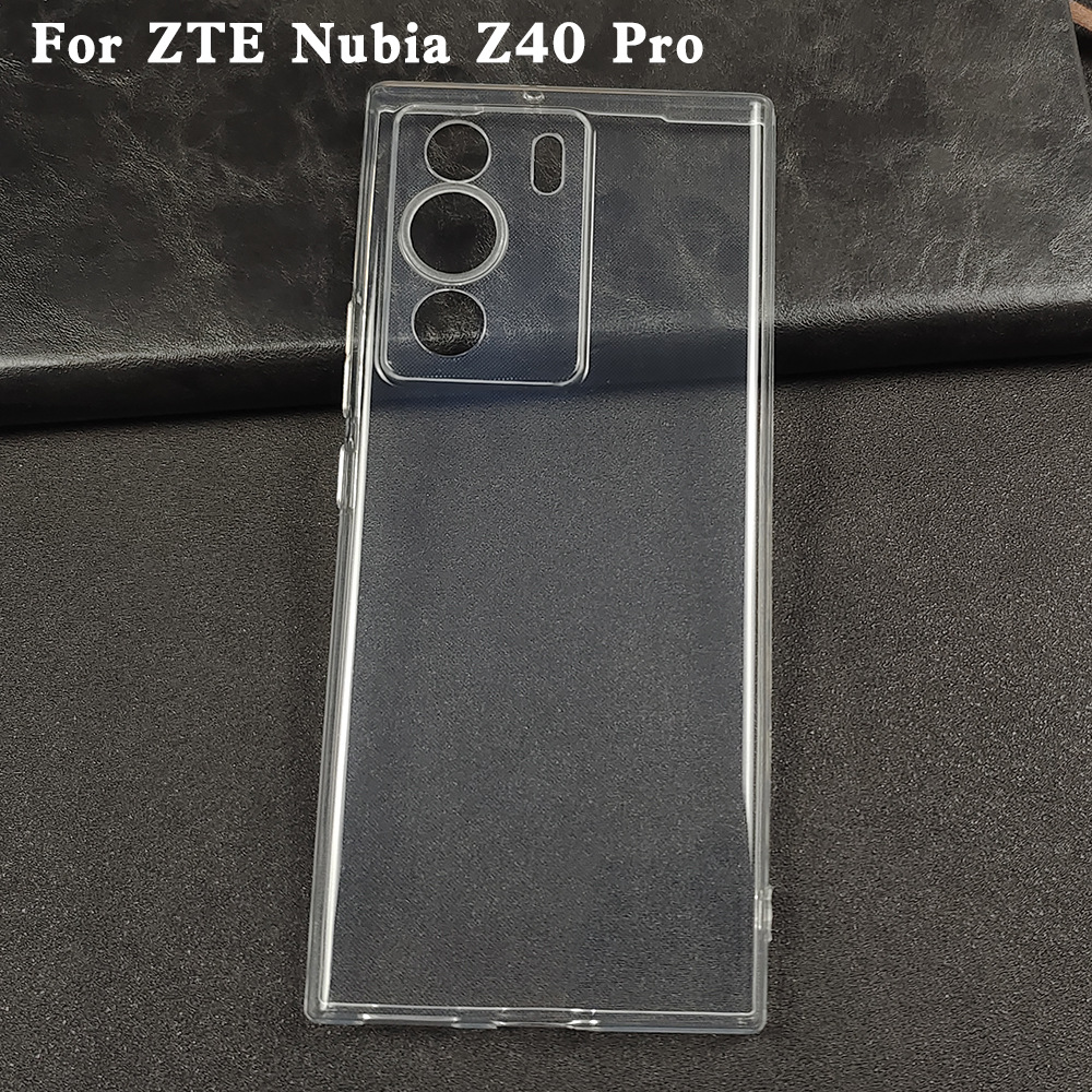 适用于中兴努比亚 Z40 Pro全透明防水纹TPU手机壳彩绘素材壳软壳