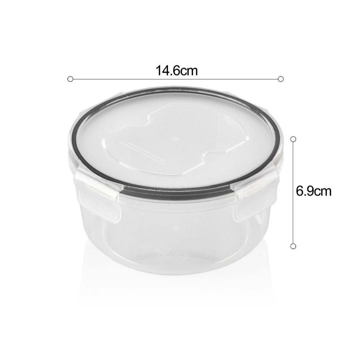 Caja de almacenamiento de juego transfronterizo Tanque sellado de cocina Refrigerador de plástico PP sellado transparente Caja de almacenamiento de alimentos nuevos