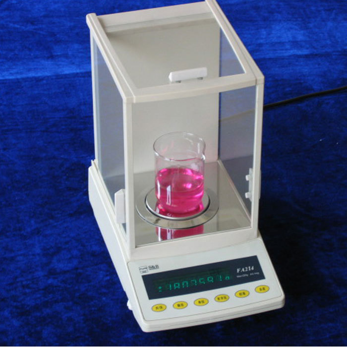 上海豪晟FA114万分之一电子分析天平110g/0.1mg实验室分析天平