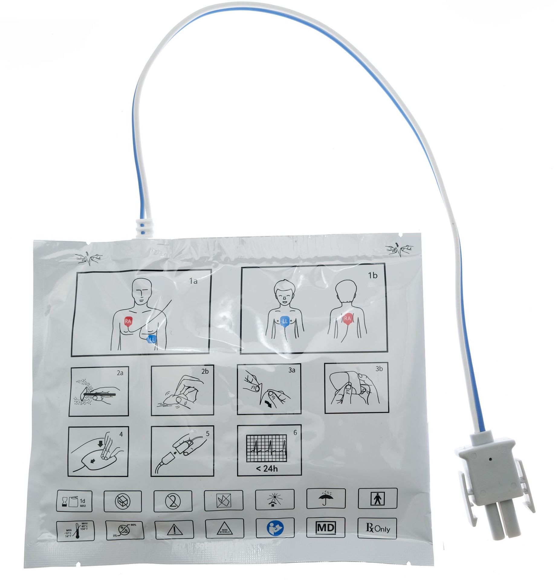 성인 물리 치료 전극 시트 자체 접착 하이드로 겔 AED 훈련 기계 훈련 전극 PE 전극 시트 AED 소스 생산