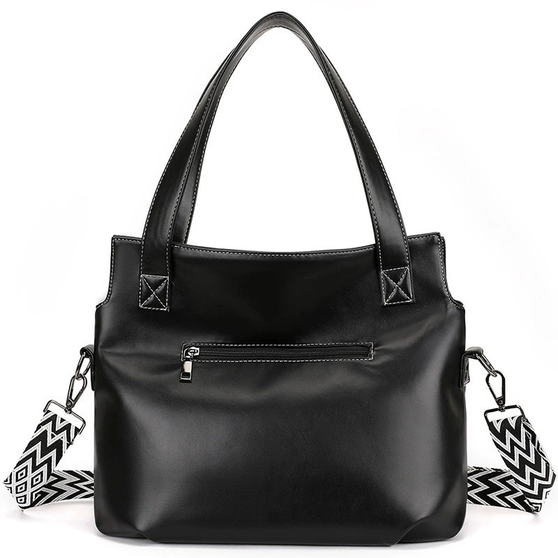 Capacious shoulder bag, Korean style, city style