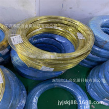 H65黄铜线 扁铜条1x2 2x3 1x4 铜线加工扁线 低铅黄铜丝 直线加工
