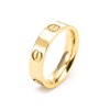 Advanced wedding ring stainless steel for beloved, 2023, internet celebrity, high-quality style, does not fade, 5mm