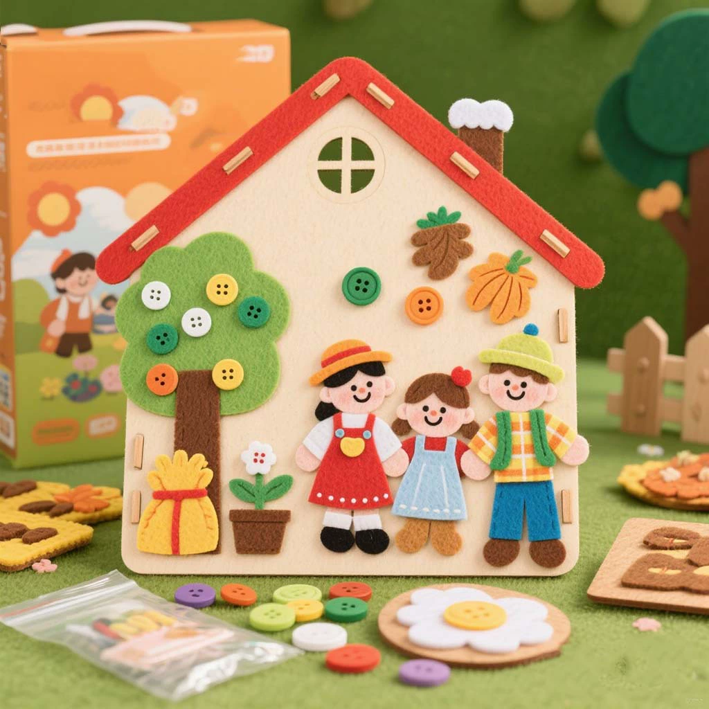 Детское шитье, забавный нетканый материал для детского сада, креативный кулон ручной работы, пакет материалов, украшения для кукол «сделай сам», детские подарки