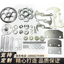 机械格栅配件大全不锈钢耙齿尼龙滚轮小套链板小轴挡板大套除污机