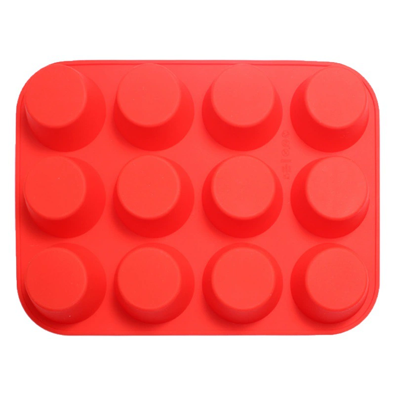 В наличии 12 отверстий круглая силиконовая форма для торта пищевая чашка для кексов Инструменты для выпечки DIY силиконовый противень