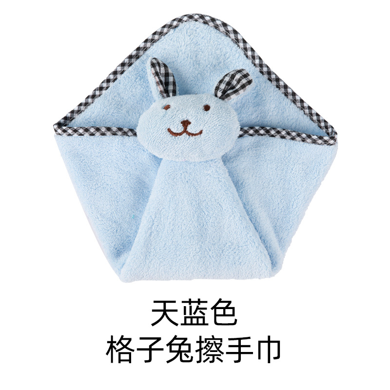 Toalla de mano al por mayor de fábrica colgando fuerte absorbente hogar lindo coral polar Corea del Sur Toalla de mano para mujeres