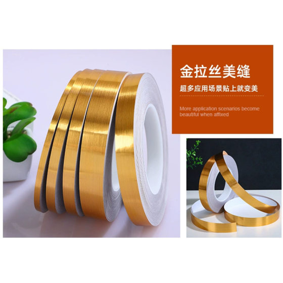 Cross-border Kitchen Sewing Stickers Waterproof and Oil-proof Stickers Wall Tile Floor Decoration Self-adhesive Sewing Stickers