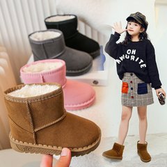 子供用スノーブーツ卸売外国貿易2025冬の新しい綿の靴男の子と女の子のためのメーカー厚く暖かい子供用スノーブーツ