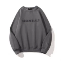 Gray Crew Neck Hoodie