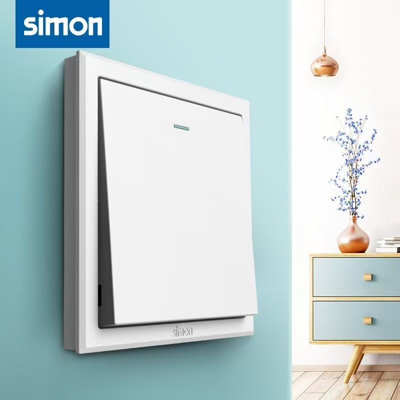 Simon Official Genuine Switch Socket E3 Elegant White 86 Type Household Home Decoration Push Switch Simon Official Genuine Switch Socket E3 Elegant White 86 Type Household Home Decoration Push Switch