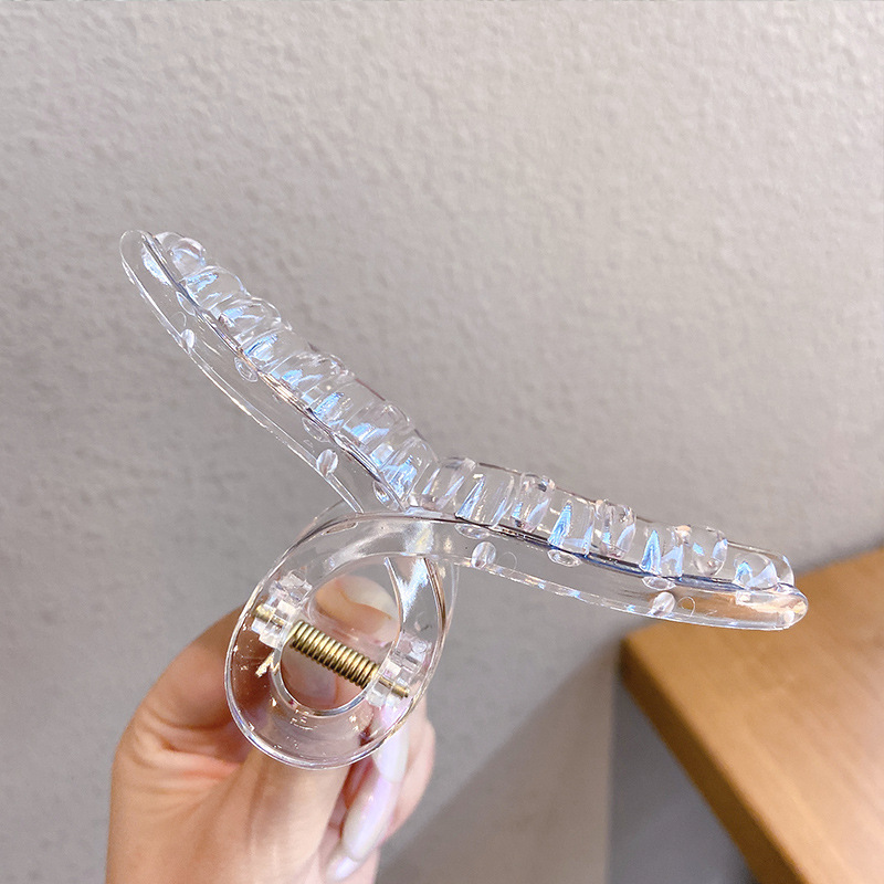 Francés retro metal clip de pelo mujeres verano gran clip de pelo perla clip de pelo Corea del Sur tiburón clip de pelo accesorios de pelo hadas