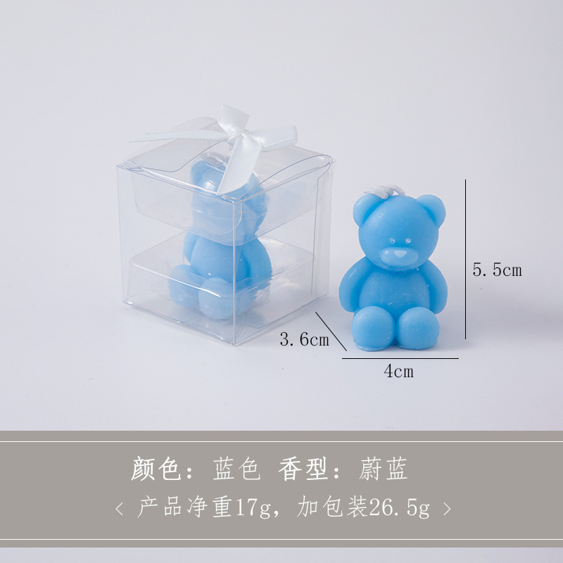 クマの香りのキャンドル お土産 ギフト 手作り クリエイティブ かわいい 雰囲気の香り クロスボーダー 動物の形をしたワックス|undefined