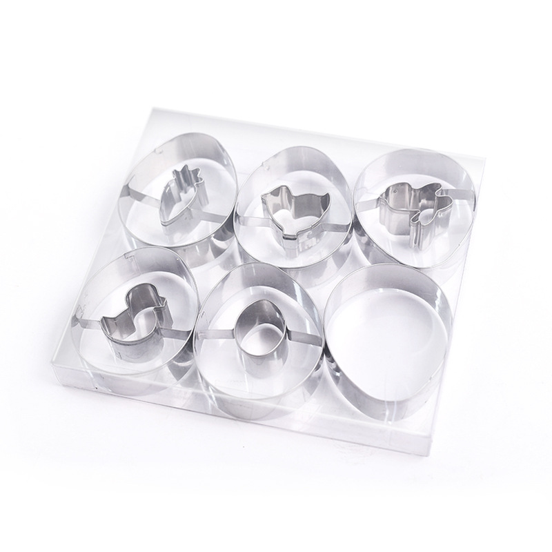 Juego de 9 moldes para galletas de Pascua con diseño de conejito de Amazon, moldes para hornear galletas con dibujos animados