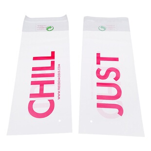 Environmental protection all biodegradable plastic bag PBAT + PLA translucent degradable self-adhesive packaging bag