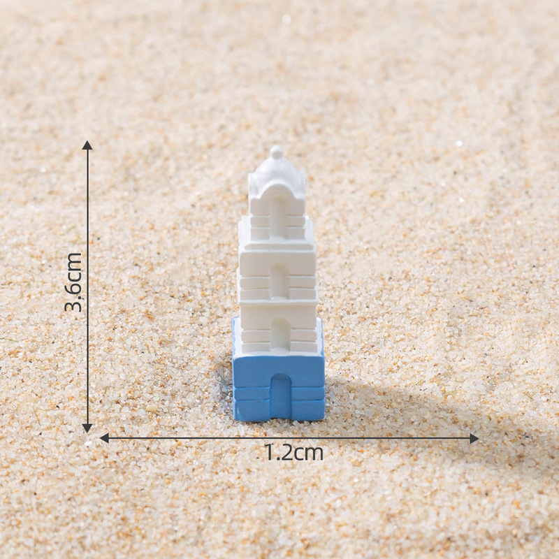 クリエイティブヨーロッパ地中海ハウスヴィラモデル建物 diy 装飾アクセサリーマイクロ風景樹脂小さな装飾品|undefined