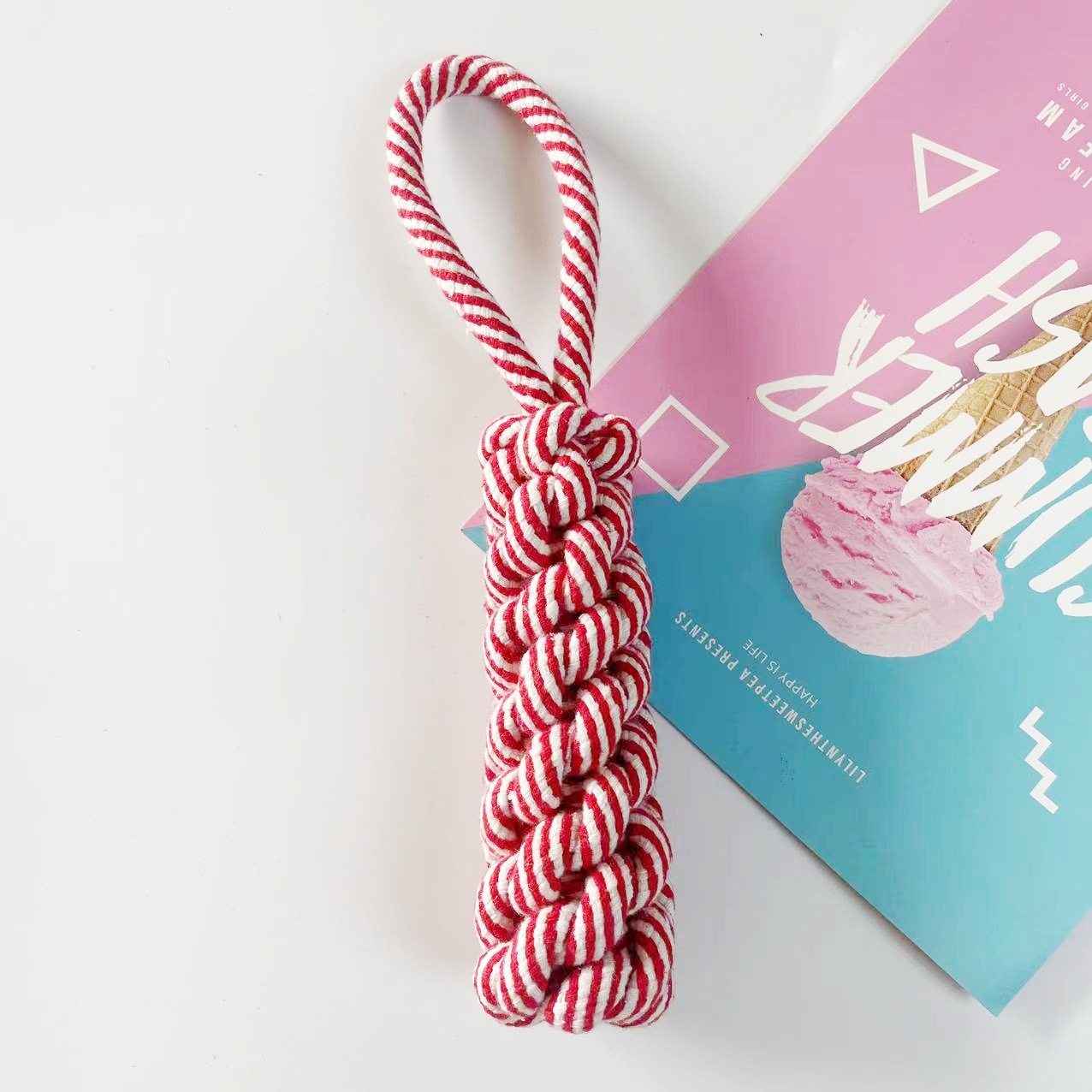 Fabricantes al por mayor mordida resistente a la cuerda juguete de mascotas palo de molienda pequeña y mediana perros juguetes de cuerda de algodón conjunto transfronterizo