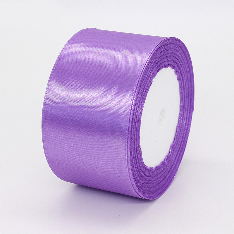 Fabricantes al por mayor lavanda púrpura cinta de cinta flor regalo decoración embalaje cinta transfronteriza al por mayor cinta