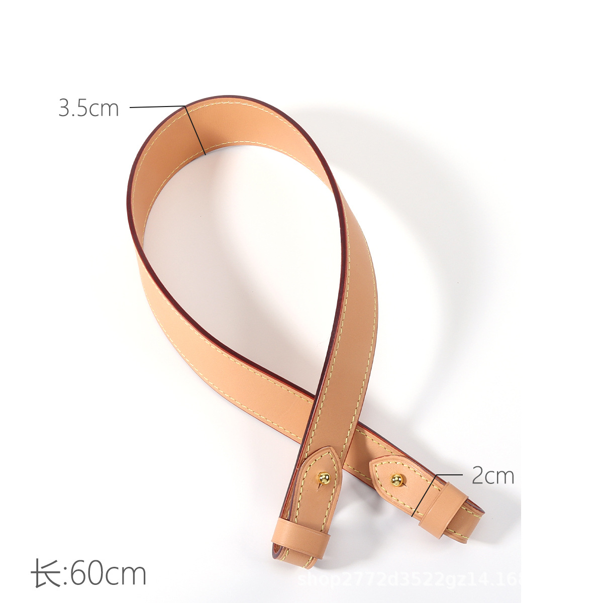 (beeswax color) armpit shoulder strap 60cm wide 3.5