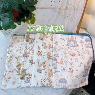 Baby Diaper Pad Washable Cotton Breathable Breathable Impermeable Kidsren's Mattress Large Size Girls Menstrual Period Pad