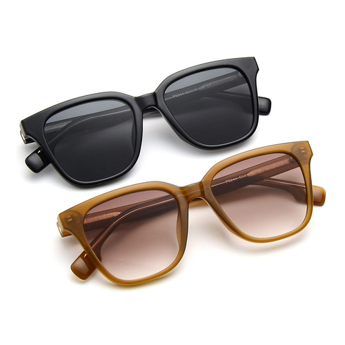 P9244 new Korean style retro sunglasses for men, fashionable square anti-UV sunglasses for women, driver's driving glasses