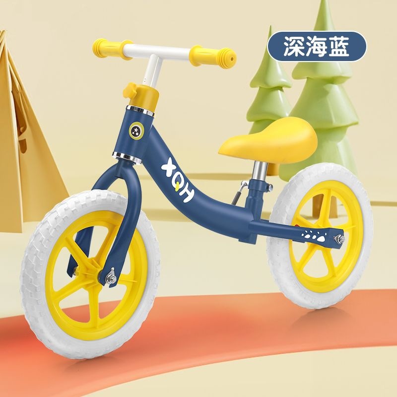 Popular Carbon Steel Stroller, Kidsren's Shock-Absorbing Two-Wheel Pedal Seat Adjustment Scooter, 3-6 Years Old Lightweight Balance Car