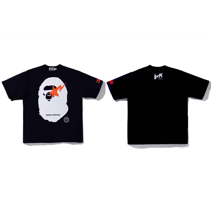 クロスボーダー卸売潮ブランド BAPE エイプヘッド半袖シャークトップ T シャツ供給 240 グラム半袖