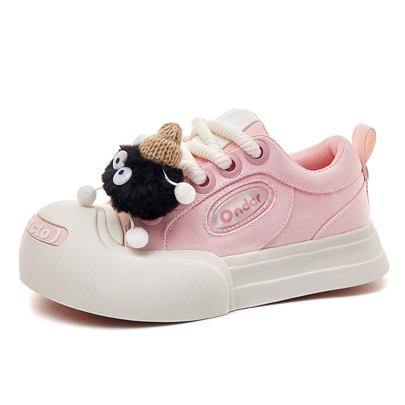 Tendencia de moda casual de alta altura baja naranja soda zapatos de lona feos nuevos zapatos casuales de lona grande