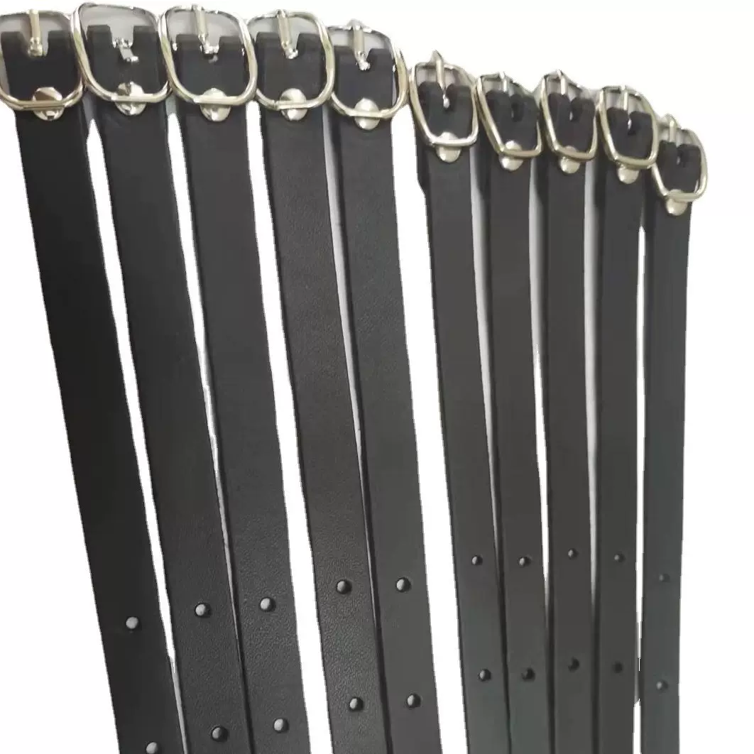 现货热卖单面PU皮行李牌小皮带，真皮行李牌小皮带，行李牌吊带