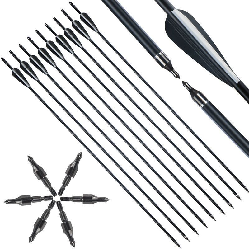 Bow and arrow sports reunite with Arcus retroflexus Shooting tradition Archery carbon Practice 10 Arrow