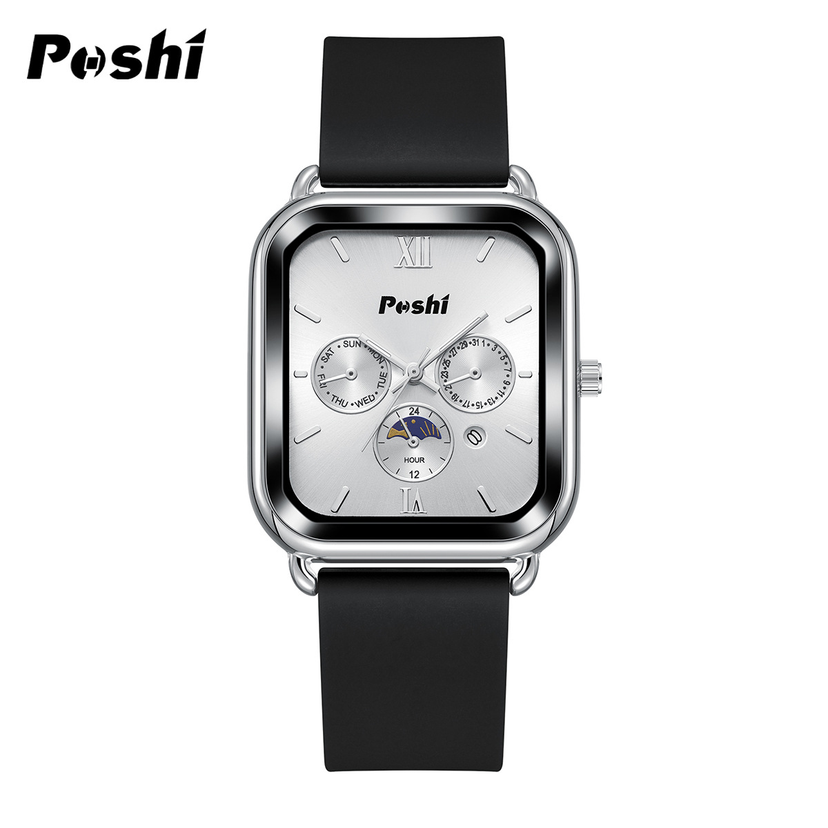 2025 nuevo reloj de moda para estudiantes de secundaria y preparatoria, calendario casual simple, reloj de cuarzo deportivo universal para mujer y hombre