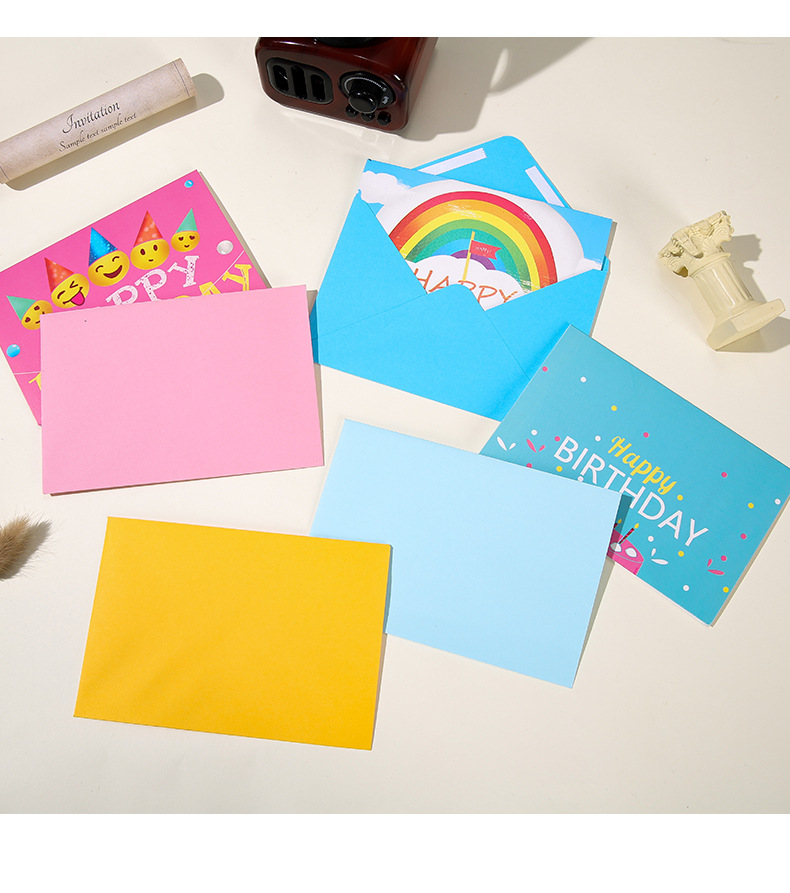 Festival Occasion Solid Color Pattern Simple Style Style Simple Style Solid Color Paper Festival Envelope 1 Piece