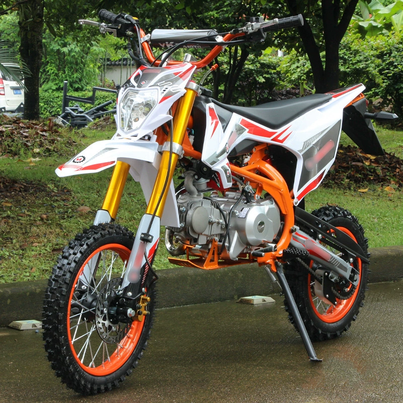 Внедорожник 125CC, двухколёсный мотоцикл, бензиновый, средне-высокий уровень соревнований, взрослая гоночная техника, pit bike, маленький прыжок, горный мотоцикл