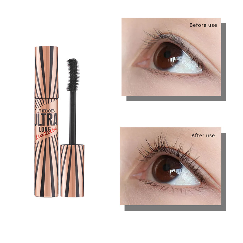 Transfronterizo exclusivo para Shedoes ojos grandes 4D cepillo de cuchillo de menisco impermeable grueso rizo crema de ramas maquillaje europeo y americano
