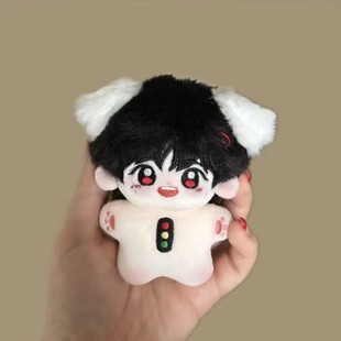 Su Xinhao should help the surrounding cute explosions love beans young shovel lamp in stock 10cm cotton doll plush gift