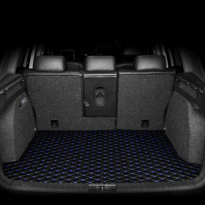 mat, Trunk Mat - trunk-flat-main-matblack-and-blue-no-installation-required