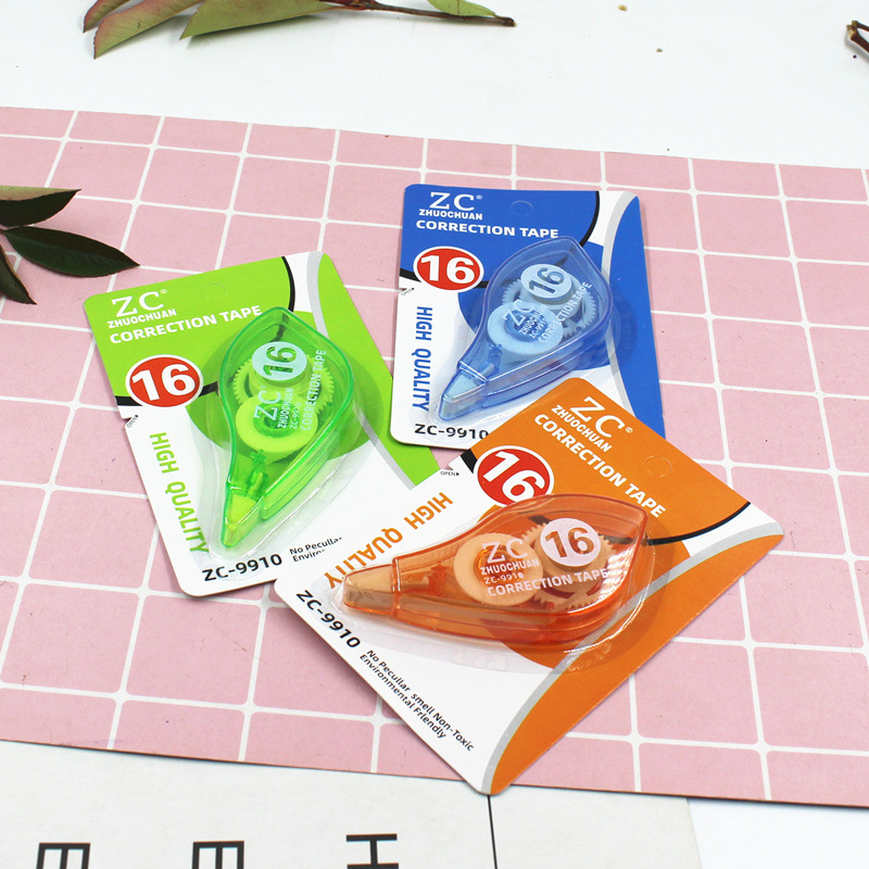 Cinta de corrección de gran capacidad para estudiantes de primaria Cinta de corrección de película transparente coreana Cinta de corrección de papelería de oficina para estudiantes de secundaria