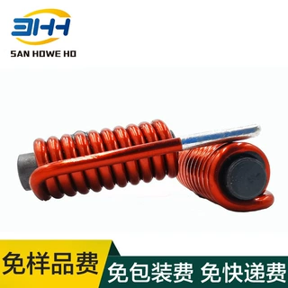 磁棒电感线圈5*25-2.2UH 2.0线 25A 棒形电感  定制规格 厂家直供