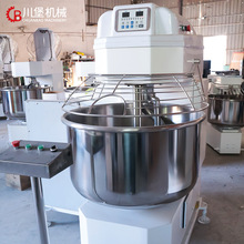 柏川大型翻缸和面机全自动100公斤商用3/4/5包粉揉面打面机食品厂