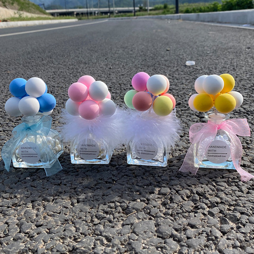 Creative car perfume ornaments, car supplies, confession balloon perfume bottles, long-lasting light fragrance, deodorizing car ornaments