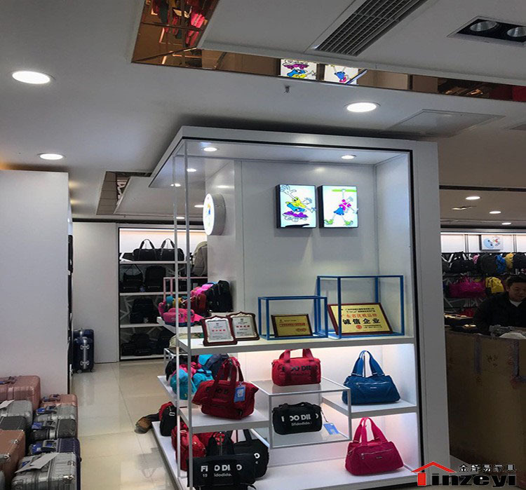 潍坊商场高档展柜展台展架服装鞋帽箱包精品展柜展示架